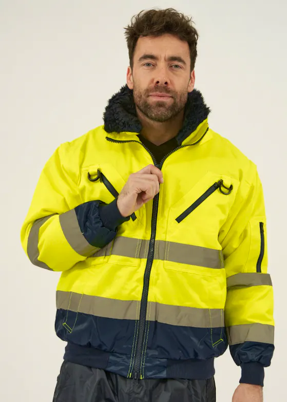 Portwest Hi-Vis Kontrast-Bomberjacke