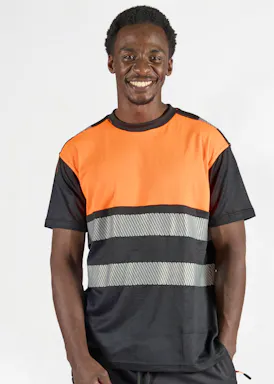 Portwest PW3 PW311 T-shirt Hi-Vis Klasse 1 UV-bescherming Performance
