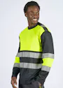 Portwest PW3 PW312 T-Shirt Hi-Vis Lange Mouw Klasse 1 Reflecterend UV-bescherming Performance miniatuur