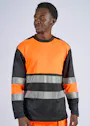 Portwest PW3 PW312 T-Shirt Hi-Vis Lange Mouw Klasse 1 Reflecterend UV-bescherming Performance miniatuur
