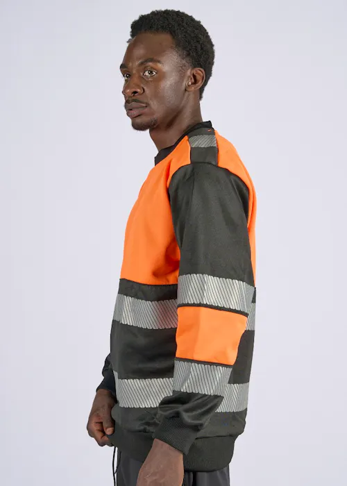 Portwest PW3 PW376 Sweatshirt Hi-Vis Klasse 1 UV-bescherming Performance