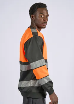 Portwest PW3 PW376 Sweatshirt Hi-Vis Klasse 1 UV-bescherming Performance miniatuur