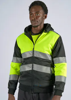 Portwest PW3 PW377 Winter Hoodie Klasse 1 Rits Verwarmd UV-bescherming Performance miniatuur
