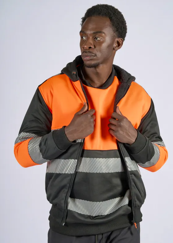 Portwest PW3 PW377 Winter Hoodie Klasse 1 Rits Verwarmd UV-bescherming Performance