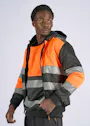 Portwest PW3 PW377 Winter Hoodie Klasse 1 Rits Verwarmd UV-bescherming Performance miniatuur