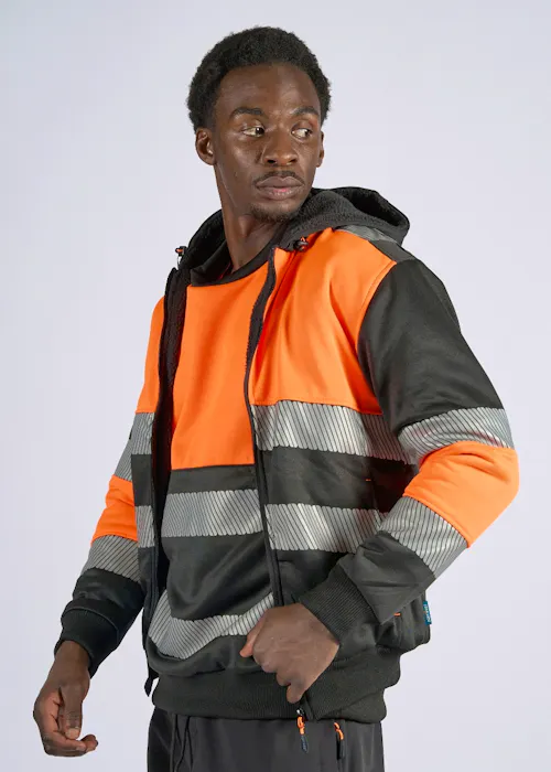 Portwest PW3 PW377 Winter Hoodie Klasse 1 Rits Verwarmd UV-bescherming Performance