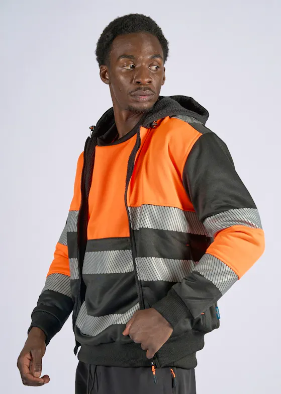 Portwest PW3 PW377 Winter Hoodie Klasse 1 Rits Verwarmd UV-bescherming Performance