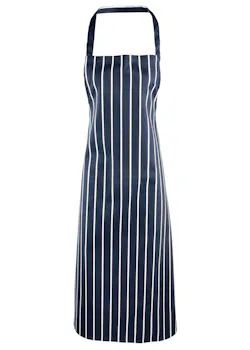 Premier Striped Bib Apron miniatuur