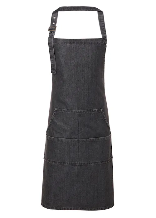 Premier Jeans Stitch Denim Bib Apron