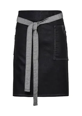 Premier Division Waxed Look Denim Waist Apron