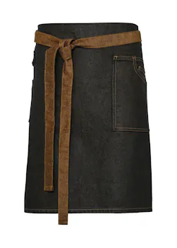Premier Division Waxed Look Denim Waist Apron miniatuur