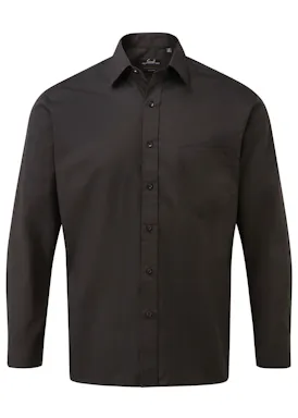 Premier Men's Poplin Long-Sleeve Shirt