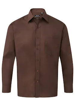 Premier PW200 Poplin Shirt Long Sleeve Regular Fit miniatuur