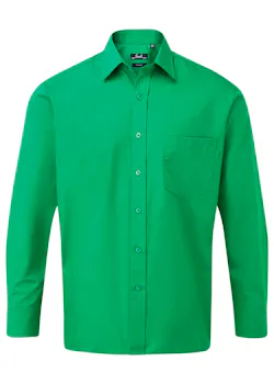 Premier PW200 Poplin Shirt Long Sleeve Regular Fit miniatuur