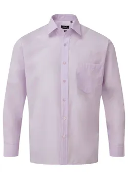 Premier PW200 Poplin Shirt Long Sleeve Regular Fit miniatuur