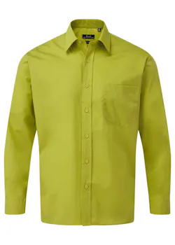 Premier PW200 Poplin Shirt Long Sleeve Regular Fit miniatuur