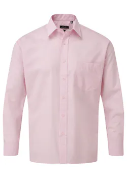Premier PW200 Poplin Shirt Long Sleeve Regular Fit miniatuur