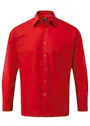 Premier PW200 Poplin Shirt Long Sleeve Regular Fit miniatuur