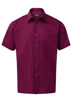 Premier PW202 Poplin Shirt Short Sleeve Regular Fit miniatuur