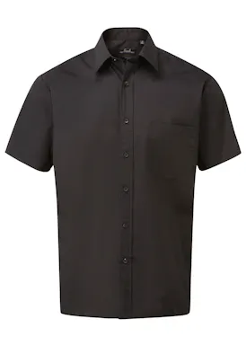 Premier Men's Poplin Short-Sleeve Shirt