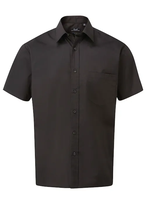 Premier PW202 Poplin Shirt Short Sleeve Regular Fit