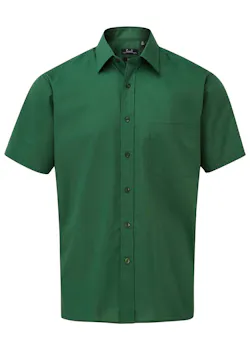 Premier PW202 Poplin Shirt Short Sleeve Regular Fit miniatuur