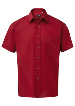 Premier PW202 Poplin Shirt Short Sleeve Regular Fit miniatuur