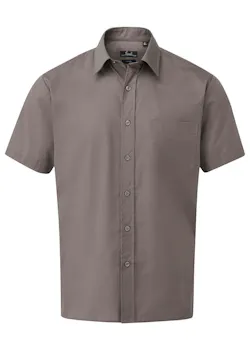 Premier PW202 Poplin Shirt Short Sleeve Regular Fit miniatuur
