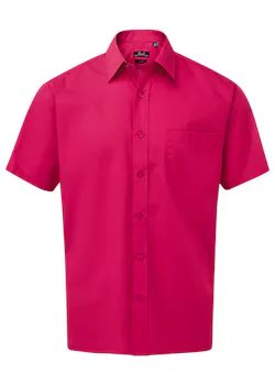 Premier PW202 Poplin Shirt Short Sleeve Regular Fit miniatuur