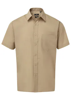 Premier PW202 Poplin Shirt Short Sleeve Regular Fit miniatuur