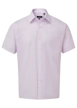 Premier PW202 Poplin Shirt Short Sleeve Regular Fit miniatuur