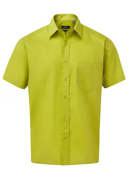 Premier PW202 Poplin Shirt Short Sleeve Regular Fit miniatuur