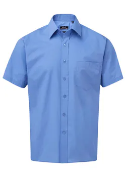 Premier PW202 Poplin Shirt Short Sleeve Regular Fit miniatuur