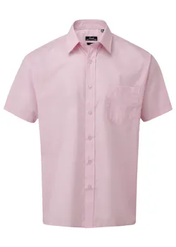 Premier PW202 Poplin Shirt Short Sleeve Regular Fit miniatuur