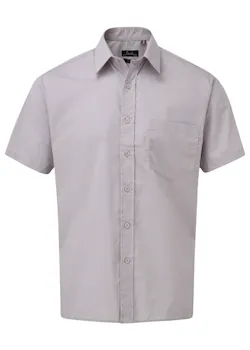Premier PW202 Poplin Shirt Short Sleeve Regular Fit miniatuur