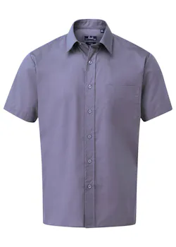 Premier PW202 Poplin Shirt Short Sleeve Regular Fit miniatuur