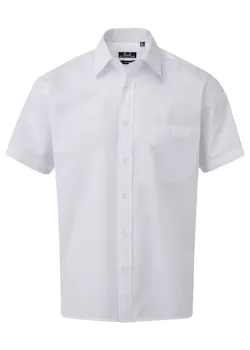 Premier PW202 Poplin Shirt Short Sleeve Regular Fit miniatuur