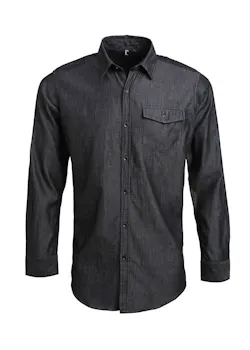 Premier PW222 Jeans Denim Shirt Stitch Regular Fit