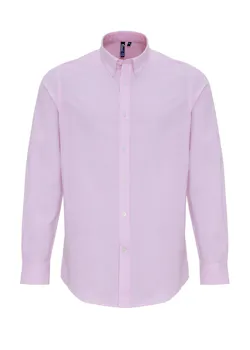 Premier PW238 Oxford Stripes Shirt Cotton Rich Regular Fit miniatuur