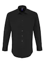 Premier Men's Stretch-Fit Poplin Long-Sleeve Cotton Shirt Vorschaubild