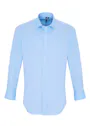 Premier Men's Stretch-Fit Poplin Long-Sleeve Cotton Shirt Vorschaubild