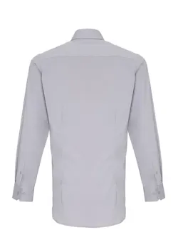 Premier PW244 Poplin Cotton Shirt Fit Long Sleeve Stretch miniatuur