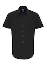 Premier PW246 Poplin Cotton Shirt Short Sleeve Stretch miniatuur