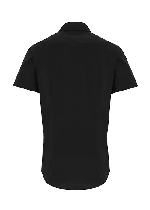 Premier PW246 Poplin Cotton Shirt Short Sleeve Stretch