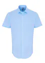 Premier PW246 Poplin Cotton Shirt Short Sleeve Stretch miniatuur