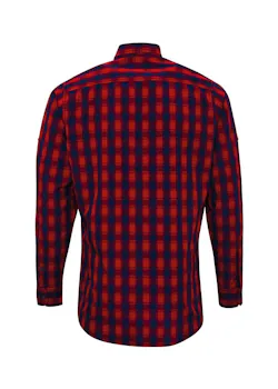 Premier PW250 Mulligan Check Cotton Shirt Long Sleeve Regular Fit miniatuur