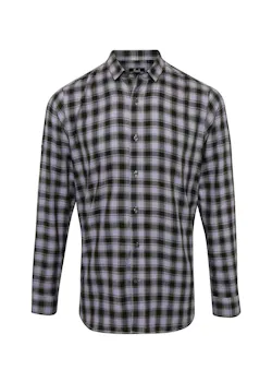 Premier PW250 Mulligan Check Cotton Shirt Long Sleeve Regular Fit miniatuur
