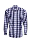 Wit/marineblauw