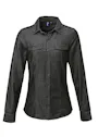 Premier Women's Jeans-Stitch Denim Shirt Vorschaubild
