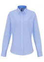 Premier Women's Cotton-Rich Oxford Stripe Shirt Vorschaubild